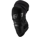 Leatt 3DF Hybrid Protectores de rodilla de motocross - Negro (L XL)