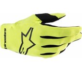 Alpinestars Radar Guantes de motocross para jóvenes - Negro Amarillo (3XL)