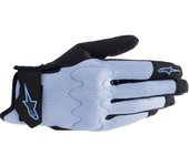 Alpinestars Stated Air Guantes de moto perforados - Negro Plata (XL)