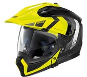 Nolan N70-2 X Decurio N-Com Casco - Negro Amarillo (XS)