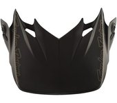 Lee SE4 Mono Visera de casco Motocross - Negro (un tamaño)