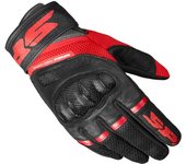 Spidi Power Carbon Guantes de moto para mujer - Negro Rojo (L)