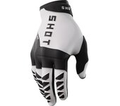 Shot Core Guantes de motocross - Negro Blanco (XL)