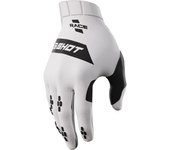 Shot Race Guantes de motocross - Negro Blanco (4XL)