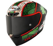 Suomy S1-XR GP Hickman Replica 2024 Casco - Negro Rojo Verde (XS)
