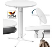 Mesa alta blanca 110x70cm plegable