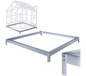 Cimientos de acero para invernadero 190x190x12cm galvanizados