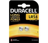 Duracell LR54 2 Pilas de Botón Litio
