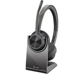 Auriculares Poly Voyager 4320 USB-C + adaptador BT700 + soporte de carga
