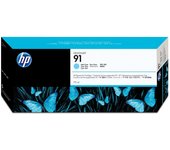 Cartucho de Tinta de pigmento HP DesignJet 91 cian claro de 775 ml