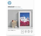 Papel fotográfico HP Advanced, brillante, 250 g/m2, 13 x 18 cm (127 x 178 mm), 25 hojas
