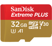 extreme plus microsdhc 32gb+sd adapter