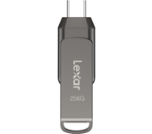 lexar 256gb dual type-c and type-a usb 3.1 flash drive, up to 130mb s read