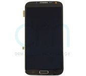 pantalla recambio smartphone samsung note 2 gris + montaje
