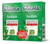 Ricola Caramelos Eucalipto Duplo 2ª un 50% dto