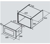 Microondas CATA CAN ROCA MC25GTCBK
