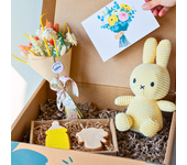 Flores a Domicilio - Pack Baby: Mini Ramo, Peluche Miffy y Galletas - COLVIN