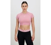 Nike Pro - Rosa - Camiseta Crop Top Mujer talla L