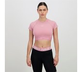 Nike Pro - Rosa - Camiseta Crop Top Mujer talla L