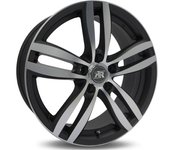 Llanta Racer Target 7x17 5x120 Et50 72.6 Black