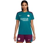 Nike - Camiseta PSG Training 2024-2025 Mujer, Mujer, Geode Teal-Geode Teal-Bordeaux-Guava Ice, M