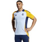 Adidas - Camiseta Real Madrid Training 2024-2025, Unisex, Glow Blue-Crew Orange-Team Navy Blue, S