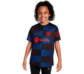 Nike - Camiseta FC Barcelona Pre-Match 2024-2025 Niño, Unisex, Black-Black-University Red Full, L