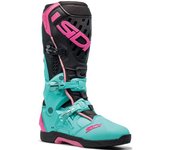 Sidi Crossair Botas de motocross - Negro Rosa Verde (47)