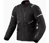 Revit Vertical GTX Chaqueta textil para motocicleta - Negro Plata (3XL)