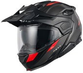 NEXX X.Lifecountry Terra Carbon Casco - Gris Rojo (2XL)