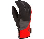 Klim Inversion Gore-Tex Guantes de moto - Negro Rojo (L)