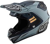 Lee SE4 Flash MIPS Casco de Motocross - Gris Plata
