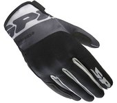 Spidi Flash-KP Tex Guantes de moto para mujer - Negro Gris (XS)