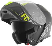 FC-Moto Novo Straight Casco - Negro Amarillo