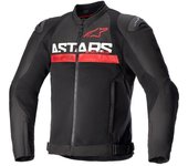 Alpinestars SMX Air Chaqueta textil de motocicleta perforada - Negro Rojo (3XL)