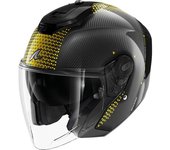 Shark RS Jet Carbon Ikonik Casco Jet - Negro Oro