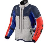 Revit Sand 5 H2O Chaqueta Textil Moto - Azul Plata