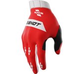 Shot Race Guantes de motocross - Blanco Rojo (4XL)