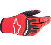 Alpinestars Techstar Guantes de motocross - Negro Rojo (S)