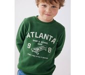 VERTBAUDET Sudadera con motivos gráficos para niño - Basics verde