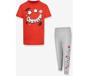 Conjunto camiseta + pantalón de chándal CONVERSE gris oscuro