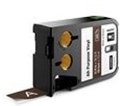 Dymo XTL 1868787 cinta vinilo blanco sobre marrón 19mm