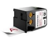 Dymo XTL 1868760 cinta vinilo rojo sobre blanco 54mm