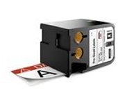 Dymo XTL 1868716 etiquetas blancas con encabezado rojo 51x102mm