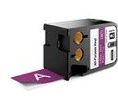 Dymo XTL 1868794 cinta vinilo blanco sobre morado 41mm