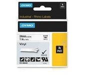 Dymo 1805430 IND Rhino cinta vinilo negro sobre blanco 24mm