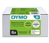 Dymo 2093094 etiquetas multiuso removibles 6 rollos