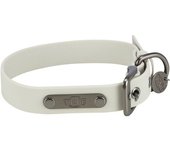 Trixie Collar CityStyle Hidrófugo para Perros Color Gris Claro S-M - 30-37 cm/20 mm