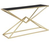 Mauro Ferretti Consola de metal dorado 130x40x75