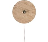 Micadoni Home Lámpara de pared 35x8x35cm mármol